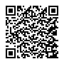 Kode QR untuk nomor Telepon +19025743369