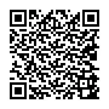 Kod QR dla numeru telefonu +19025942036