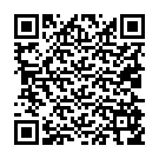 Código QR para número de teléfono +19025956613