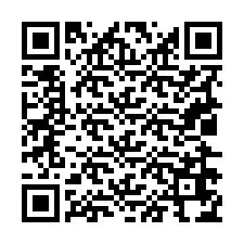 Código QR para número de teléfono +19026674185