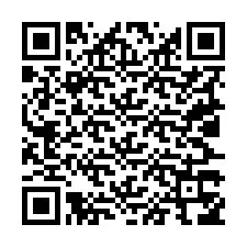 Kode QR untuk nomor Telepon +19027356838