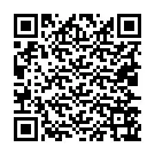 Código QR para número de telefone +19027567697