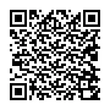 QR kód a telefonszámhoz +19028750322