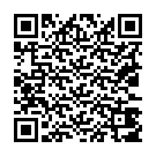 Código QR para número de telefone +19033407829