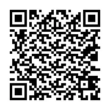 Código QR para número de teléfono +19033429969