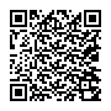 Código QR para número de teléfono +19034350399