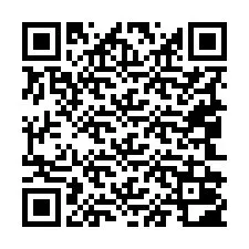 QR-код для номера телефона +19042002013