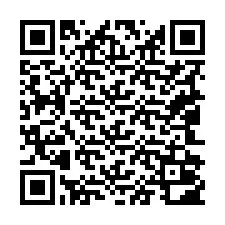 QR-koodi puhelinnumerolle +19042002049