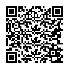 QR-koodi puhelinnumerolle +19042042007