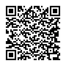 QR-koodi puhelinnumerolle +19042136156