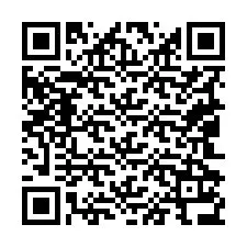 Código QR para número de teléfono +19042136259