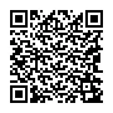 QR-koodi puhelinnumerolle +19042243554