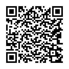 QR-koodi puhelinnumerolle +19042252009