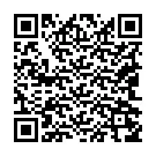 QR kód a telefonszámhoz +19042256319