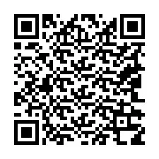 QR-code voor telefoonnummer +19042318019