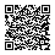 Codice QR per il numero di telefono +19042334609