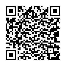 Código QR para número de telefone +19042353418