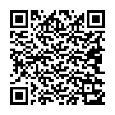 Kode QR untuk nomor Telepon +19042353423