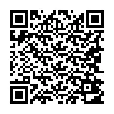 QR-koodi puhelinnumerolle +19042402476