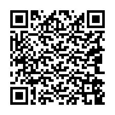 QR-koodi puhelinnumerolle +19042549808