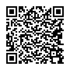 Código QR para número de teléfono +19042598497