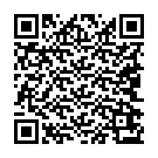 Kode QR untuk nomor Telepon +19042673236