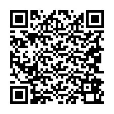 Kode QR untuk nomor Telepon +19042860872