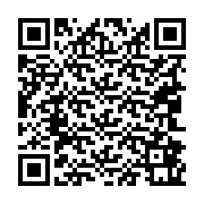 QR-koodi puhelinnumerolle +19042861153