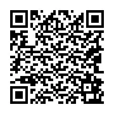 QR-код для номера телефона +19042863519