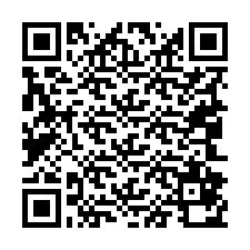 Código QR para número de telefone +19042870543