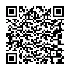 QR-koodi puhelinnumerolle +19043004305