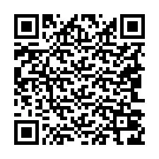 電話番号のQRコード +19043026246