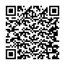 Código QR para número de telefone +19043026596