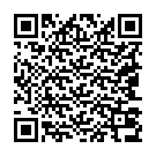 QR kód a telefonszámhoz +19043036098