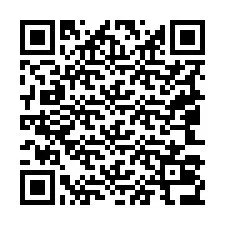 QR Code pour le numéro de téléphone +19043036108