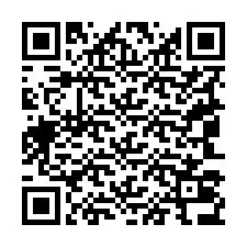 Código QR para número de teléfono +19043036110