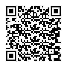 QR код за телефонен номер +19043036116