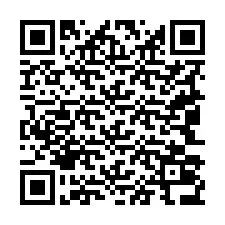 Código QR para número de telefone +19043036324