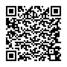QR-kood telefoninumbri jaoks +19043040168