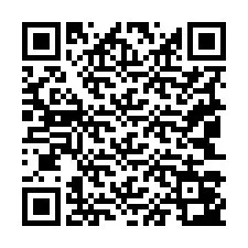 QR-koodi puhelinnumerolle +19043043431