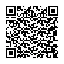 QR-koodi puhelinnumerolle +19043049054