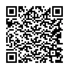 Código QR para número de telefone +19043076269