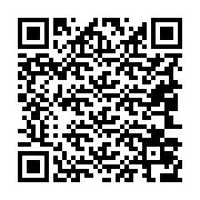 Código QR para número de teléfono +19043076707