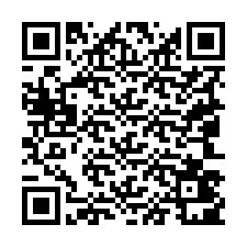 電話番号のQRコード +19043401708