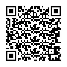 Código QR para número de teléfono +19043421846