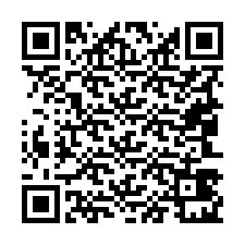 QR-код для номера телефона +19043421847