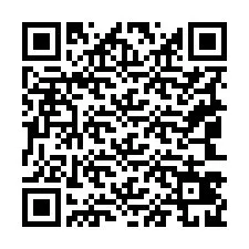 Kode QR untuk nomor Telepon +19043429401