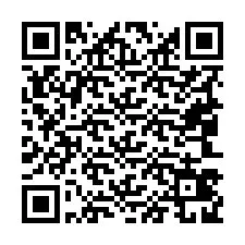 QR Code pour le numéro de téléphone +19043429407