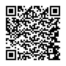 QR kód a telefonszámhoz +19043442774