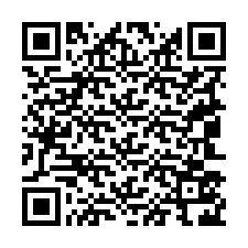 電話番号のQRコード +19043526350